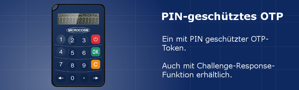 PIN-geschütztes OTP-Displaykeypad